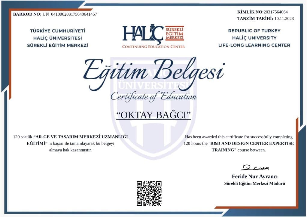 Certificate 1